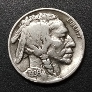 US Indian Buffalo 5 Cent 1936