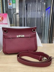 Hermes Jypsiere 28 石榴紅銀扣