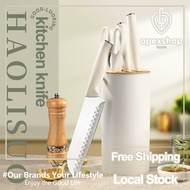 Carote Same Style Kitchen knife set 5 pieces (kitchenknife/chef knife/Santoku knife/scissors/knife h