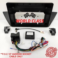 BMW X1 / E84 2010-2014 ANDROID 10" CASING (FREE PLUG & PLAY CABLE)