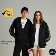 Mc JEANS เสื้อกันหนาว มีฮู้ด สีดำ เสื้อ ฮู้ด mc ใส่ได้ทั้งผู้หญิงและผู้ชาย ผ้านุ่ม ระบายอากาศได้ดี M