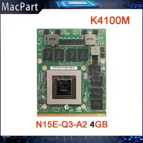 Quadro K4100 K4100M GDDR5 4GB N15E-Q3-A2 Graphics Video Card With X bracket For Dell HP Apple iMac A