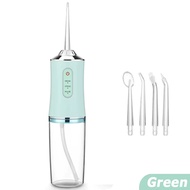 Portable 4 in 1 Electric Water Floss Teeth Cleaner Water Jet Oral Irrigator Powerful Floss/Mesin Pem