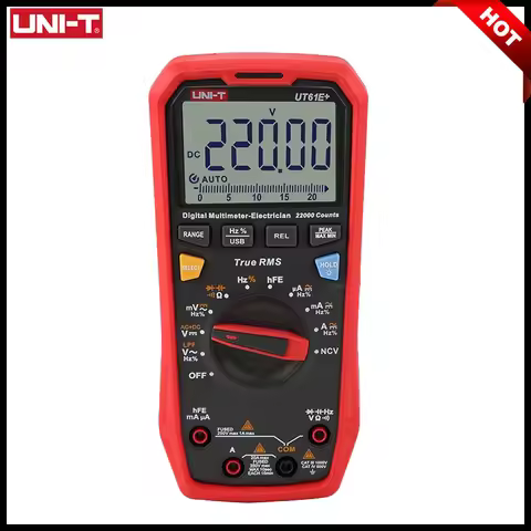 UNI-T UT61B UT61D UT61E Plus Multimeter Analog Digital Electrical Tester 22000 Counts Ammeter Voltme