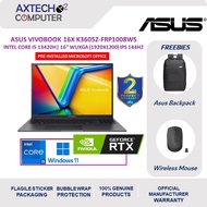 Asus Vivobook 16X K3605V-CRP2008WS 16'' WUXGA Laptop Indie Black(i5-13420H, 16GB, 512GB SSD, RTX3050