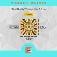 Best quality 3D Hologram Sticker 3D sticker damaged seal wasp nest