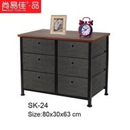 Drawer Storage Cabinet Drawer Storage Cabinet Wooden Storage Cabinet Combined Chest of Drawer Steel and Wood Cabinet