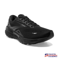 BROOKS RUNNING ADRENALINE GTS 23 MEN ALL BLACK EXTRA WIDE 4E CUTTING