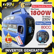HISAKI LPV2500 80CC Silent Gasoline Inverter Generator / Penjana 1.8kW (Recoil Start)