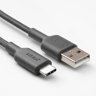 IKEA LILLHULT USB-A to USB-C USB cable dark gray, 1.5 m (4 ' 11 ")