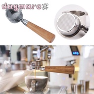 DAGMARC 51mm Portafilter Espresso Replacement Parts For Delonghi Wood Handle Home 3 Ears for Delongh
