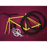 frame fixie sport sepeda gunung set fork velg lebar fixie stang f