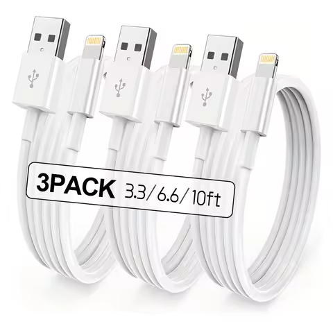 MFI certified charger cable suitable for iPhone 10 FT USB to Lightning data cable suitable for iPhon