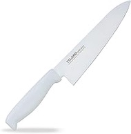 Tojiro F-125W Color Molybdenum Vanadium Steel Gyuto Knife, White, 7.1 inches (180 mm)