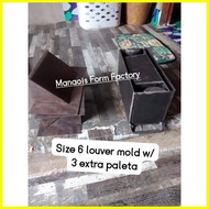 ∰ ╮ ➖ louver blocks molder size 6,made to order