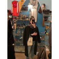 French Little Fox Cafe Kitsune Cafe Kitsune Cafe Merchandise Same Style Canvas Bag Tote Bag Hand Bag