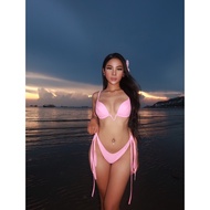 [Excellent] Bikini Swimsuit 2-Piece Swimsuit with Push-Up Frame H&M Export 34B/S
