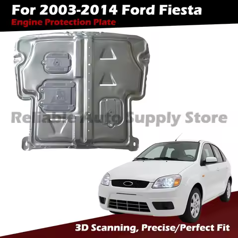 3DScanned Engine Skid Plate for 2003-2014 Ford Fiesta Precision Fit Installation Reinforced Protecti