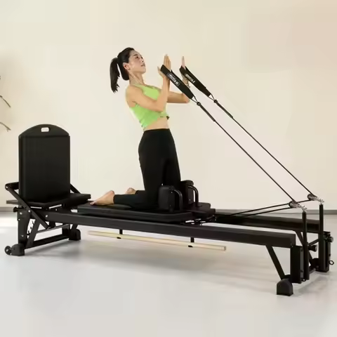 Body Building Black Frame Pilates Reformer Tower Core Bed Foot bar Moving Alloy Pilates Reformer for