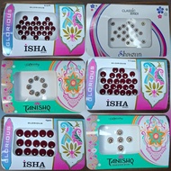 Designer Bindi - Maroon Bindi with Stone Sticker Pottu