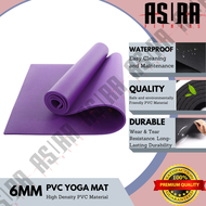 ASURA Fitness 6mm Premium Advanced PVC Yoga Fitness Mat Pilates Meditation