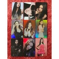 Official PHOTOCARD PC JISOO BLACKPINK ALBUM BORN PINK POB APPLE MUSIC KTOWN4U LYRIC CARD