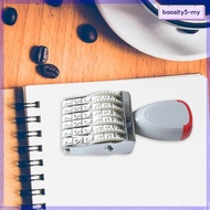 [BaositydaMY] 6 Digit Dial Stamp Number Seal Digit Stamp Vintage Trolley Dial Stamp Digit 5mm