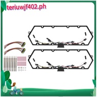 Glow Plug Set for  7.3L  99-03 F4TZ-12A342- F81Z6584AA Valve Cover Gasket W/Harness F81Z-6584-AA