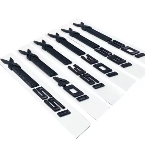 Car Emblem Sticker 3D ABS Glossy Black XDrive18i 20i 23i 25i 28i 30i 35i 40i 45i 50i 55i For BMW X1 