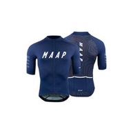 額新款MAAP競技賽騎行服男孔雀藍大碼短袖上衣公路車自行車服透氣夏