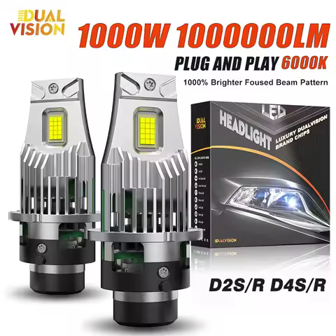 1000W D4S D2S LED Headlights Canbus 1:1 HID D2R D4R New Upgrade Super Bright 9570 CSP Chips Auto Lam