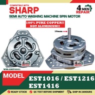 EST1016 / EST1216 / EST1416 COMPATIBLE WITH SHARP SEMI-AUTO WASHING MACHINE SPIN MOTOR (Motor Kering