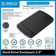 Hộp ổ cứng 2.5" SSD/HDD SATA 3 USB 3.0 2577US3 đèn LED báo hiệu vỏ nhựa đen dùng cho cả SSD và HDD l