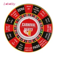 Lohobby Electric Turntable Roulette Drinking Board Game Fun Party Games for Adults