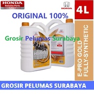 ORIGINAL oli mobil HONDA epro e-pro gold 0w-20 0w20 0w/20 Fully Synthetic galon 4ltr 4 Liter