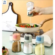 Salt Control Jar Pan Section Plastic Seasoning Box Home Kitchen Condiment Toples Bumbu Full