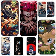 Case For Xiaomi POCO C40 6.71 inch Silicon Phone Back Cover black tpu case Lucky phone cases 3