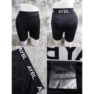 Shorts For Running And Exercising Black AYBL M Waist 28-30"