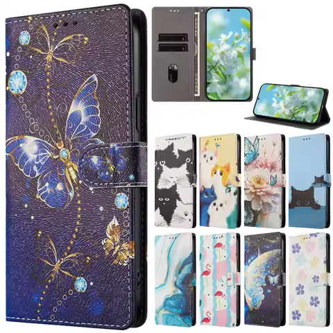 For Funda Xiaomi Poco X8 Pro Max Case Flip Wallet Holder Case for Poco X 8 Pro X8Pro Max Cover Anima