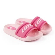 特賣會 LOTTO樂得-義大利第一品牌 Summer Play 兒童輕量拖鞋 7023-粉 超低直購價:150元