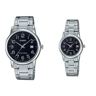 100% ORIGINAL CASIO ANALAOG WATCH COUPLE MTP-V002D-1BDR / LTP-V002D-1BDR / LTP-V002D / MTP-V002D