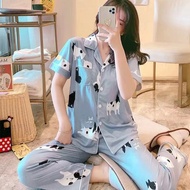 ready stock PAJAMA SLEEPWEAR sleepwear terno pajama sleepwear pajama set for women’s /cotton