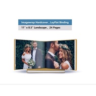 Photobook Malaysia - Imagewrap Premium LayFlat 11" x 8.5" Landscape, 24 Pages (Web)