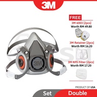 3M Double Half Respirator Kit 6200