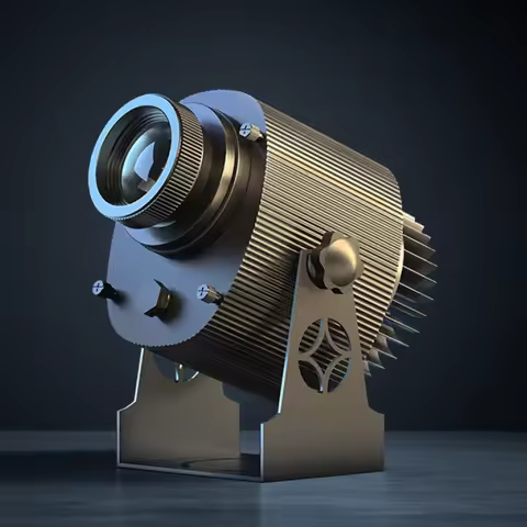 Custom HD Outdoor IP67 Waterproof Rotating Projection Lamp Gobo Shop Logo Projector Indoor Door Head