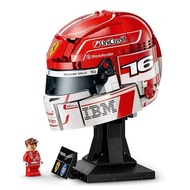 Compatible with 43014 Ferrari F1 Leclair 43022 Hamilton Helmet Boy Toy Gift