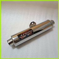 ♨ ♒ Gen 1 Apido Pipe 51mm For Raider 150carb/ Raider 150 fi (Canister & Adapter)