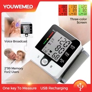 Rechargeable Blood Pressure Monitor Digital Sphygmomanometer Hypertension Monitor With USB Charging Cable