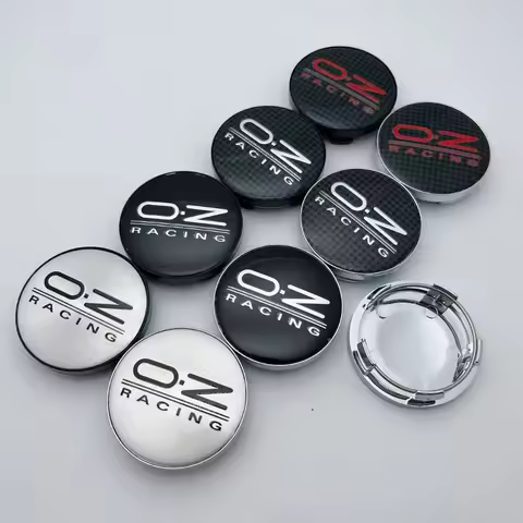 4pcs O.D 58mm Clips 54mm Car Wheel Center Caps OZ O.Z Racing Logo Emblem Badge Rim Hub Dust Cover Wh