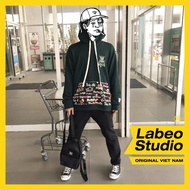 LB42 labeo Studio oversize hoodie, milk tea